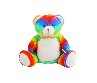 Mumbles MM555 - Peluche zippée Ours multicolore