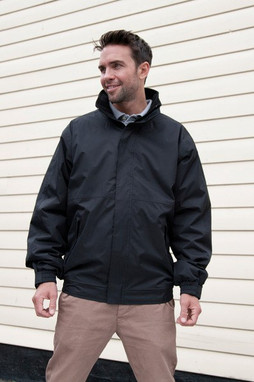 Result R221X - Mens All-Weather Quilted Hooded Jacket