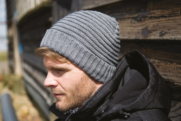 Result RC376X - Stylish Braided Beanie with Fleece Lining