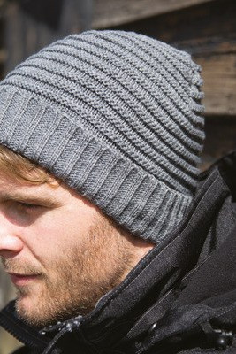 Result RC376X - Gorro Trenzado de Invierno para Hombre