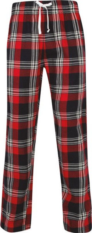 Skinnifit SFM083 - Mens tartan lounge trousers