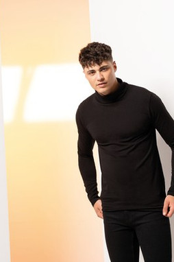 Skinnifit SFM125 - T-shirt Homme col roulé Feel Good
