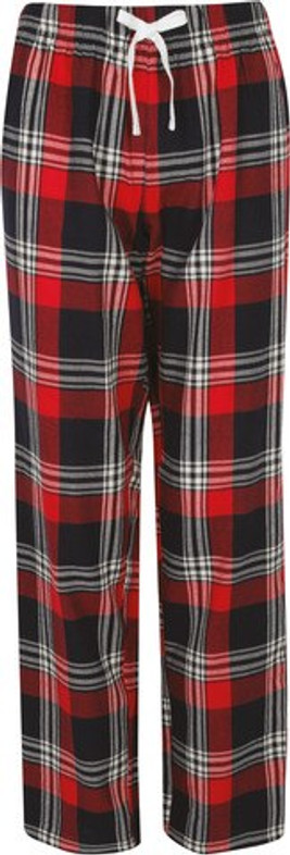 Skinnifit SK083 - Ladies' tartan lounge trousers