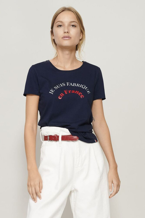 ATF 03273 - Lola Fransk Design Rund Hals T-Shirt til Kvinder
