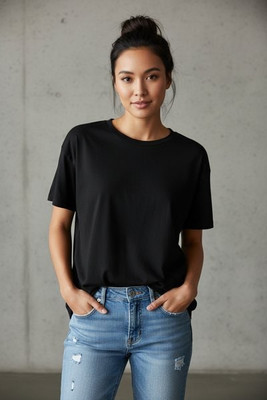 Next Level 1530 - T-shirt en coton à manches courtes pour femme