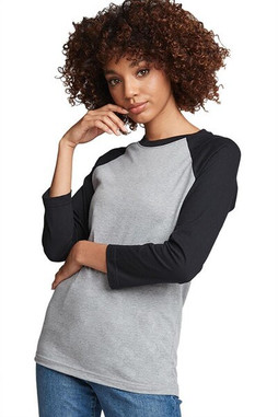 Next Level 6251 - T-shirt CVC manches raglan 3/4