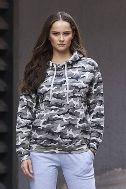AWDIS JUST HOODS JH014 - Ultimate Comfort Camo Hooded Fleece Sweater