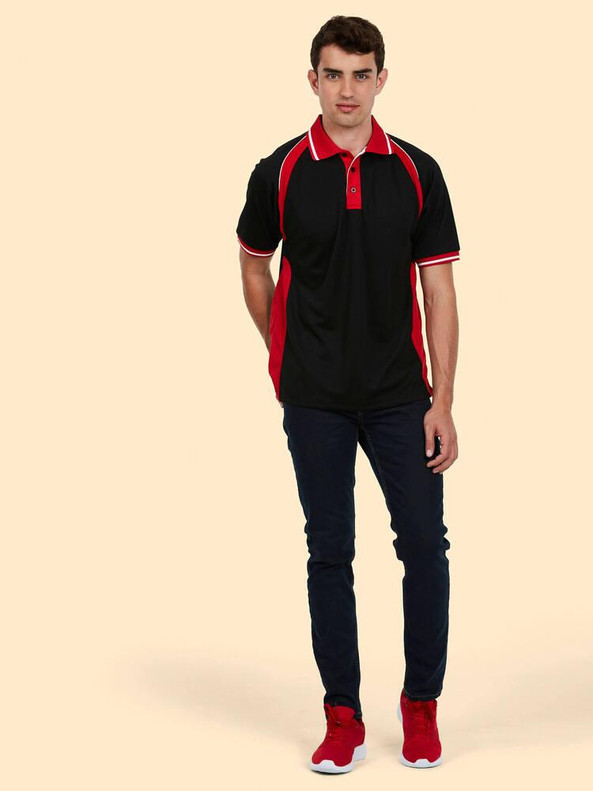 Radsow by Uneek UC123 - Breathable Contrast Trim Sports Polo Shirt
