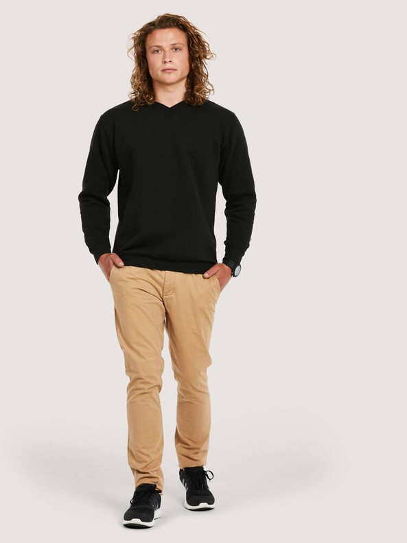 Radsow by Uneek UC204 - Elegant Comfort V-Neck Sweatshirt with Brushed Fleece
