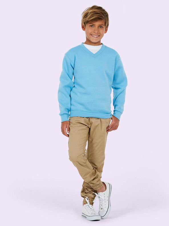Radsow by Uneek UC206 - Kids' Cozy V-Neck Fleece Sweatshirt for Winter