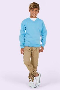 Radsow by Uneek UC206 - Kids Cozy V-Neck Fleece Sweatshirt for Winter