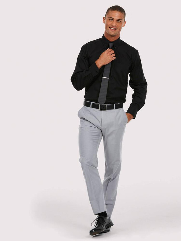 Radsow by Uneek UC701 - Men's Wrinkle-Free Oxford Long Sleeve Shirt