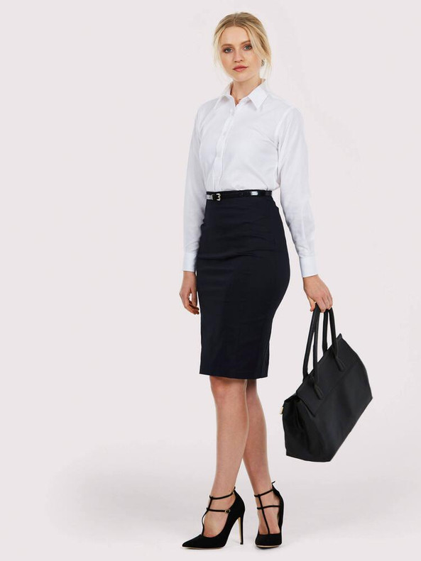 Radsow by Uneek UC703 - Women's Wrinkle-Free Pinpoint Oxford Shirt