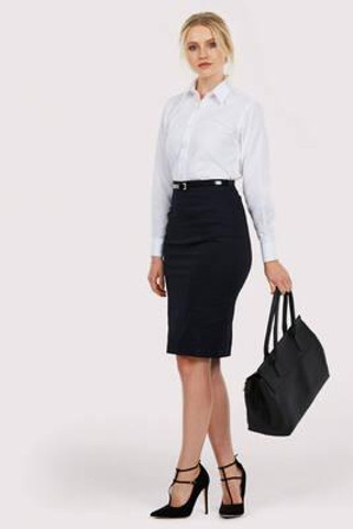 Radsow by Uneek UC703 - Womens Wrinkle-Free Pinpoint Oxford Shirt