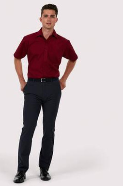 Radsow by Uneek UC710 - Mens Classic Poplin Short Sleeve Shirt with Pocket