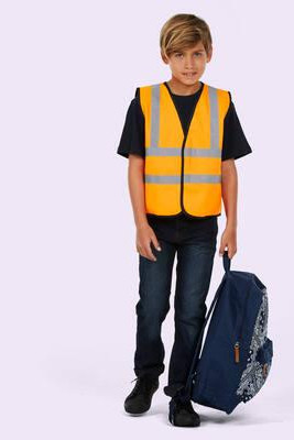 Radsow by Uneek UC806 - High Visibility Safety Vest for Children with Reflective Strips