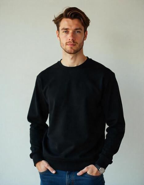 Radsow UXX03 - Radsow Apparel - Sweatshirt Col Rond Paris pour hommes