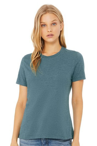 Bella+Canvas 6400CVC - T-Shirt à manches courtes Ladies Relaxed Heather Cvc