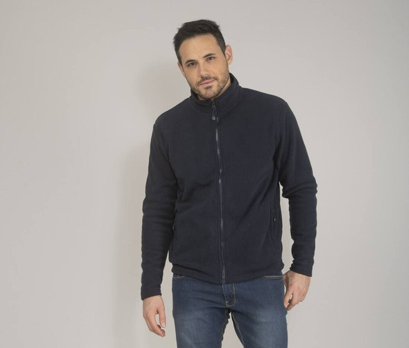 Black & Match BM700 - Grizzly Men's Fleece Zipper Sweatshirt by BLACK&MATCH