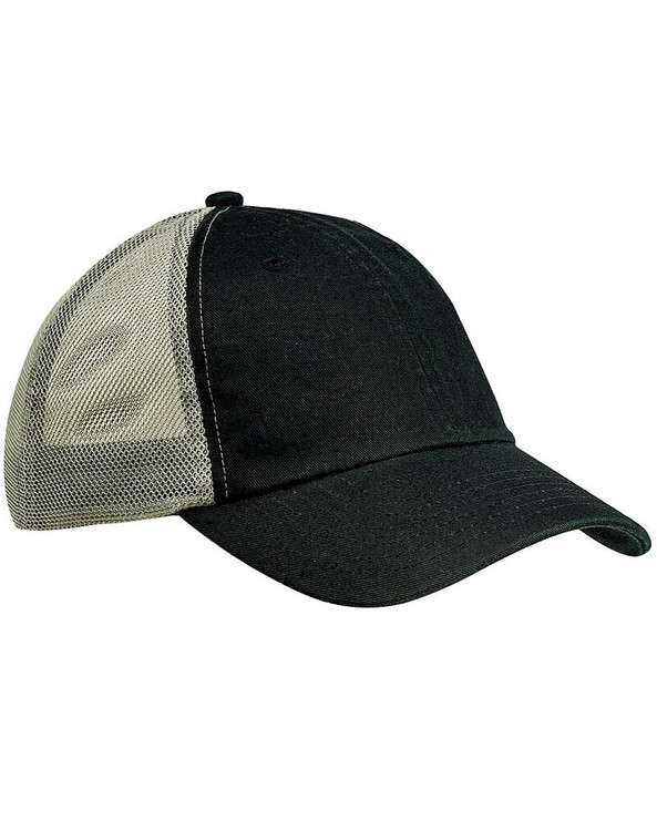 Big Accessories BA601 - Vintage Style Washed Trucker Snapback Cap