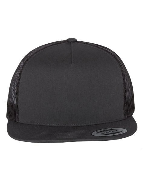 Yupoong Y6502 - Adult Unstructured 5-Panel Snapback Cap - White
