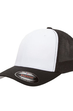 Yupoong 6511W - Flexfit Trucker Mesh with White Front Panels Cap