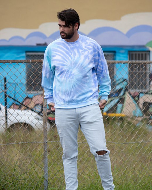 Tie-Dye H8100 - Adult 8.5 oz., 80/20 crew neck fleece