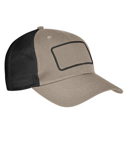Big Accessories BA656T - Classic Cotton Twill Mesh Trucker Cap with Patch
