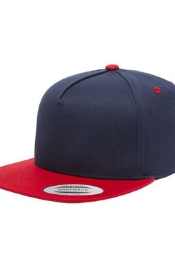 Yupoong Y6007 - Adult 5-Panel Cotton Twill Snapback Cap