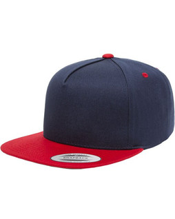 Yupoong Y6007 - Adult 5-Panel Cotton Twill Snapback Cap