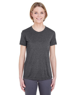 UltraClub 8619L - Ladies  Cool & Dry Heathered Performance T-Shirt