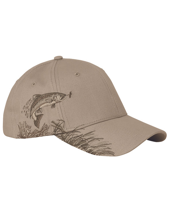 Dri Duck DI3256 - Brushed Cotton Twill Trout Cap