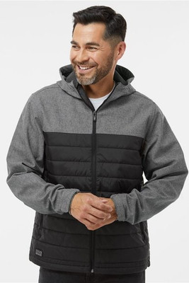 Dri Duck 5324 - Men's Pinnacle Puffer Body Softshell Hooded Jacket