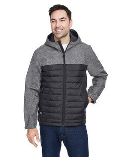 Dri Duck 5324 - Mens Pinnacle Puffer Body Softshell Hooded Jacket