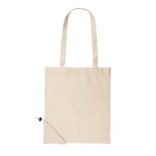 FOLDABLE DUNE Foldable shopping bag made of 100% 105 gsm cotton - EgotierPro BO7525