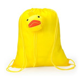 FOLDABLE ELANIO Foldable drawstring bag in 190T soft polyester for children - EgotierPro BO7528