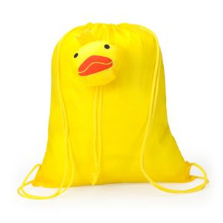 FOLDABLE ELANIO Foldable drawstring bag in 190T soft polyester for children - EgotierPro BO7528