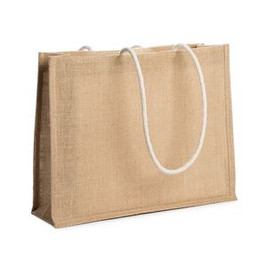 STERNA Rectangular beach bag made of jute - EgotierPro BO7555