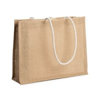 STERNA Rectangular beach bag made of jute - EgotierPro BO7555
