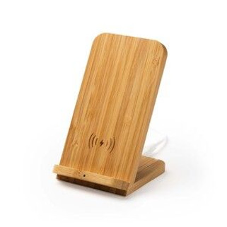 GRAVITY Wireless charger with bamboo body - EgotierPro IA3022