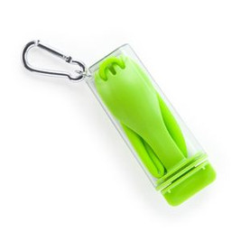 PARBU Fantastic set of straw and fork in case - EgotierPro MD4023