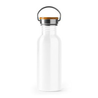 BOINA 304 stainless steel and bamboo bottle - EgotierPro MD4039