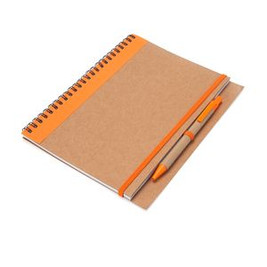 ALANI Spiral ring notebook with recycled cardboard hardcovers - EgotierPro NB8073