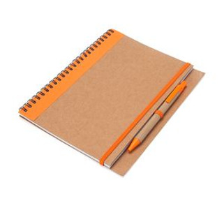 ALANI Spiral ring notebook with recycled cardboard hardcovers - EgotierPro NB8073
