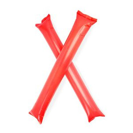 JAMBOREE Set of two inflatable and reusable cheer batons in LDPE - EgotierPro PF3106