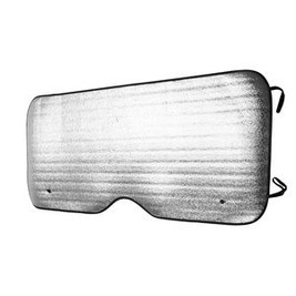 AKALA Rectangular car sun shield with aluminium front and white foam back - EgotierPro TO0100