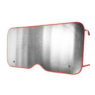 KINI Car sun shield with both aluminium sides in a bubble design - EgotierPro TO0101