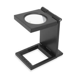 SHERLOCK 7x fold-out thread counting magnifier with built-in measuring ruler - EgotierPro TO0104