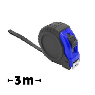 RIVET Approved 3 m flexometer with blocking mechanism and metallic strip hook - EgotierPro TO0105