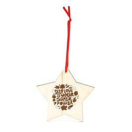 JINGLE Wooden christmas decoration - EgotierPro XM1305